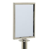 thumbnail of Securit® A4 Posterhouder voor 'Classic' Afzetpaal - Chroom - Inclusief Montagekit