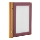 thumbnail of Securit® Speisekartenhülle A5 "Wood" - Bordeaux - 4 Seiten