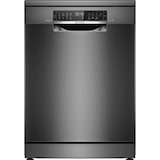 thumbnail of Bosch Serie 6 SMS6ECC12E Freistehender Geschirrspüler, Höhe 84,5 cm, Breite 60 cm, Gebürsteter schwarzer Stahl mit Anti-Fingerprint