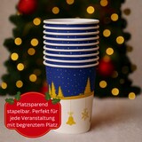 thumbnail of DeinPack 75 Glühweinbecher 200 ml – Winter Pappbecher mit Wintertraum Motiv
