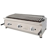 thumbnail of Barbacoa a gas 100 cm piedra volcánica ARILEX con parrilla pavonada regulable en 3 alturas 100BAR
