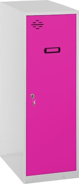 thumbnail of SimonRack Taquillas Vestuario Pequeña, 915x400x500 mm, Amario Metálico Pequeño, Incluye Llave, Gris/Rosa - Simonlocker