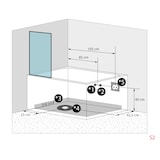thumbnail of Seniorendusche Kombi Duschkabine Whirlpool Seniorenwanne mit Tür S15D-WP-TH-R-EC 85x160x215 cm MIT 2K Scheiben Versiegelung