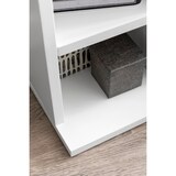 thumbnail of 6-Fächer Wandregal, Holz weiß, freistehend, schmales Format. 21x20x91 cm | Kadima Design