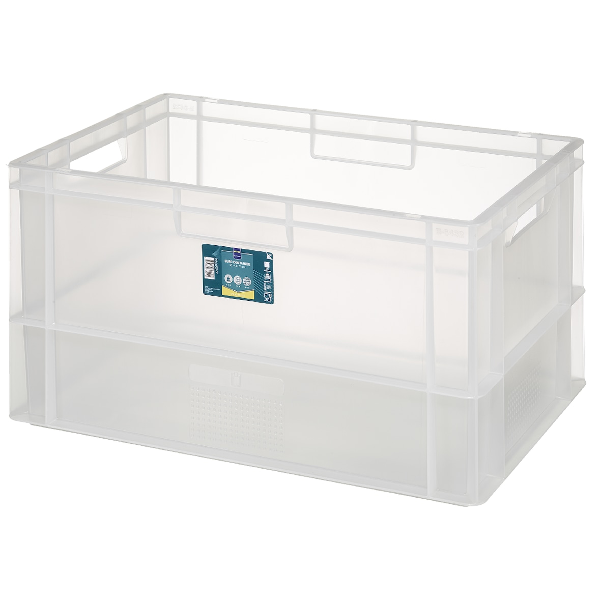 METRO PROFESSIONAL Eurobox, 32 cm, Polypropylen, 60 L, 25 kg, stapelbar, mit Handgriffe