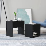 thumbnail of vidaXL Couchtisch-Set Schwarz 48x30x45 cm Holzwerkstoff
