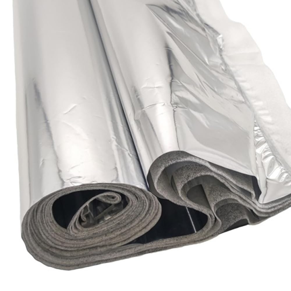 Aislante Térmico Reflexivo Multicapa Aluminio 100% (9 capas - 10m x 1,20m) Barrera de Vapor - Aislamiento térmico y acústico de viviendas, tejados...