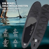 thumbnail of ECD Germany Aufblasbares SUP Board Maona 308 × 78 × 10 cm Schwarz – Komplettset mit Pumpe, Tragetasche & Zubehör, PVC Board bis 120 kg, Surfboard für