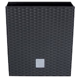 thumbnail of Prosperplast - Pflanztopf Rato 4 Liter mit Pflanzbecher in Anthrazit, 17 x 17 x 17 cm