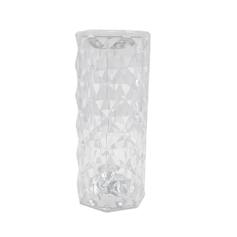 Kristall-Tischlampe mit Fernbedienung 16 Farben RGB Wiederaufladbarer USB-Akku 1500mAh