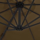 thumbnail of vidaXL Ampelschirm mit Stahl-Mast 300 cm Taupe