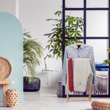 thumbnail of Relaxdays Herrendiener, Stummer Diener Bambus, Damen & Herren, Kleiderablage Schlafzimmer, HBT: 98,5 x 47 x 36 cm, natur