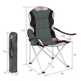 thumbnail of tectake Chaise pliante avec rembourrage - Set de 2 gris