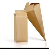 thumbnail of Mini custodia a sorpresa in cartone riciclato marrone 10x10x28 cm per 100 unità – Gimex