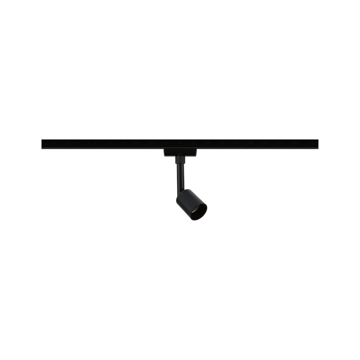 Paulmann URail Schienenspot Salt Einzelspot  GU10  max. 10W  dimmbar 230V Schwarz matt 95636