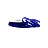 thumbnail of 6mm Samtband 10m Schmuckband Geschenkband Schleifenband Stoffband Uni Blau