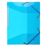 thumbnail of Exacompta - Réf. 55670E - Carton de 30 chemises à élastiques Iderama PP semi-translucide/glossy - 24x32 cm pour A4 - 10 couleurs assorties