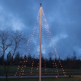 thumbnail of LED Baummantel Lichterkette f. Fahnenmast 10 Stränge 360 LED H: 7m für Außen