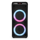 thumbnail of Enceinte DJ - Party Karaoké SUNSET 208 - 600W USB/SD/PC Bluetooth, Micro filaire, 2x Boomer à LED RVB, 2 Soucoupes Ovni