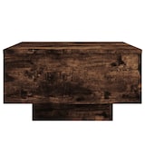 thumbnail of Table basse avec lumières LED chêne fumé 55x55x31 cm Modèle Atlas Infinite Industriel