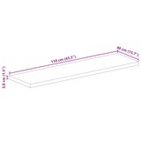 thumbnail of vidaXL Tischplatte 110x40x3,8 cm Rechteckig Massivholz Mango