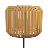 thumbnail of Outsunny - Rattan Solarlampe - Ø34 x H130cm - gelb