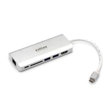 thumbnail of ROLINE Dockingstation USB Typ C, HDMI 4K, USB, SD/MicroSD, Gigabit Ethernet