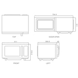 thumbnail of Horno Microondas 1000 W 25 L MICRO-1025 de Edenox