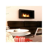 thumbnail of INSIDE 900 – Biokamin Wand-/Einbau-Bioethanolkamin – Schwarz – 90 cm – Linearbrenner 50 cm / Fassungsvermögen 1 l - 20 kg