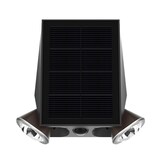 thumbnail of Lumisky STRIKER 800LM Solar-Sensor-Wandleuchte Plastik Schwarz