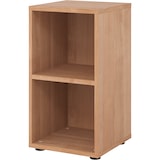 thumbnail of bümö Regal Nussbaum, Standregal aus Holz für 2 Ordnerhöhen - Bücherregal klein 40 cm schmal, Aktenregal für Ordner & Bücher, kleines Büroregal,