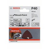 thumbnail of Schleifblatt F460 Best for Wood and Paint, 93 mm, 40, 5er-Pack