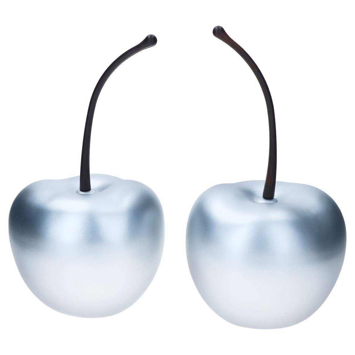 2er Set Pottery Pots Deko-Kirsche XS Silber matt – 1x E2214-S1-SI