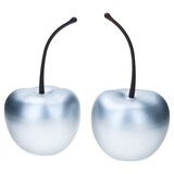 thumbnail of 2er Set Pottery Pots Deko-Kirsche XS Silber matt – 1x E2214-S1-SI