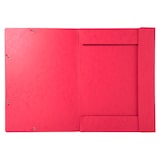 thumbnail of Exacompta 59503E 5x Sammelmappe mit Gummizug und 3 Klappen aus Colorspan-Karton 600g/qm, für Format DIN A3 - Rot