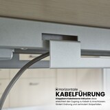 thumbnail of bümö Schreibtisch elektrisch Bluetooth & App XDLR Rechteck: 160 x 80 cm - Buche Weiß