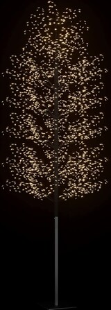 thumbnail of vidaXL Weihnachtsbaum 2000 LEDs Warmweißes Licht Kirschblüten 500 cm