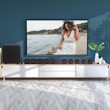 thumbnail of Barre De Son Bluetooth 40W Audio 3D Subwoofer Télécommande Optique Coaxial Tf Gris YONIS