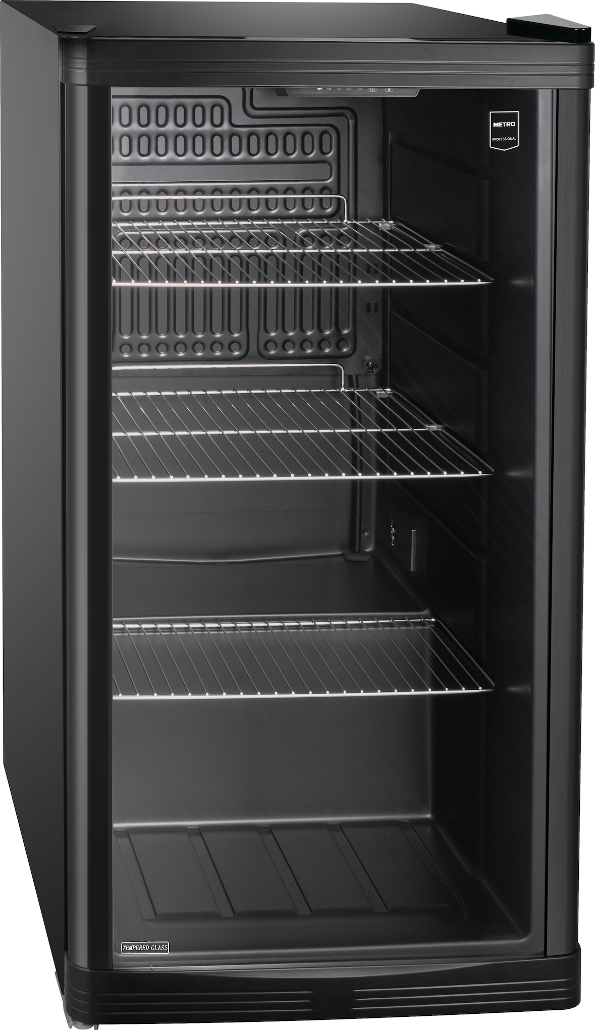 METRO PROFESSIONAL Drankenkoelkast GPC2088, 43 x 49 x 83 cm, 88 L, zwart