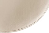 thumbnail of Décoshop26 - Barhocker x1 schlichtes Design höhenverstellbar cremefarbener PVC-Bezug weiße Metallbeine 10_0005345