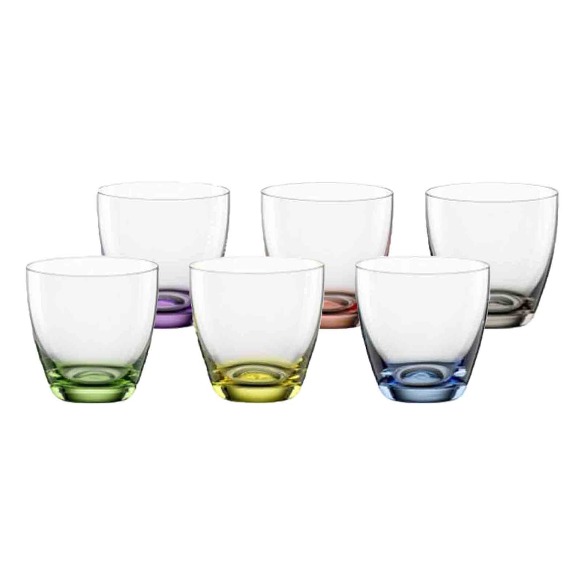 Bohemia Cristal VIVA COLORI NEW Becher 300 ml 6er Set - A