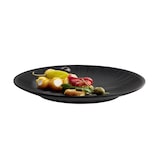 thumbnail of APS Bord NERO - melamine, Ø 29 cm, hoogte 3 cm, zwart, stapelbaar, vaatwasmachinebestendig