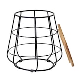 thumbnail of Kruk HWC-A80, Opbergkruk, Industrieel Ontwerp Echt Hout Ø35cm