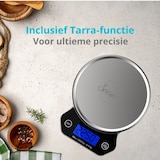 thumbnail of SOEM® Keukenweegschaal Digitaal - Precisie Weegschaal keuken 0,1 - 6kg - Tarra Functie - Inclusief Batterijen - RVS/Zwart