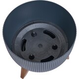 thumbnail of Siena Garden Pflanzgefäße OSLO STRIPE anthrazit Streifenoptik, 47 x 26,5 cm