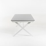 thumbnail of Mesa para exterior extensible 215-295 cm de Aluminio Color Blanco y gris