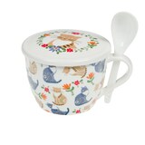 thumbnail of Coffret bol à soupe Loris -  Blanc Rond Porcelaine Amadeus 16.00x13.00 cm