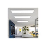 thumbnail of 8x Panel LED Retroiluminado de Superficie 120x30 cm, Potencia 60W 5000 Lm, Blanco Neutro 4200K, Marco Blanco, Driver Incluído