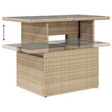 thumbnail of vidaXL 10-teiliges Gartensofa-Set mit Kissen in beigem Poly Rattan