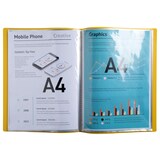 thumbnail of Exacompta 88130E 12x Sichtmappen A4, mittelfest, Recycling-PP, 40 Hüllen, BeeBlue - Farben sortiert